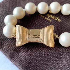 kate spade Jewelry - Kate Spade Gold Pearl Bow Bracelet kate spade Jewelry - Kate Spade Gold Pearl Bow Bracelet